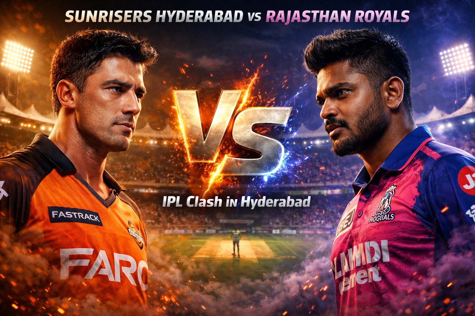 SRH vs RR IPL 2026